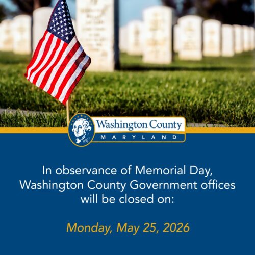 Washington County Government Closed for Memorial Day