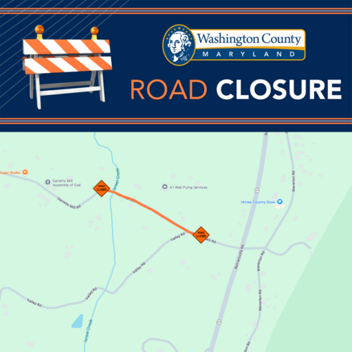 TRAFFIC ALERT: Road Closure on Garretts Mill Road