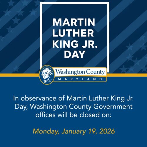 Washington County Government Closed for Martin Luther King Jr. Day