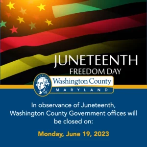 Washington County Government Closed for Juneteenth Holiday