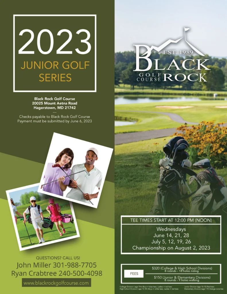 2023 Junior Golf Series Flyer