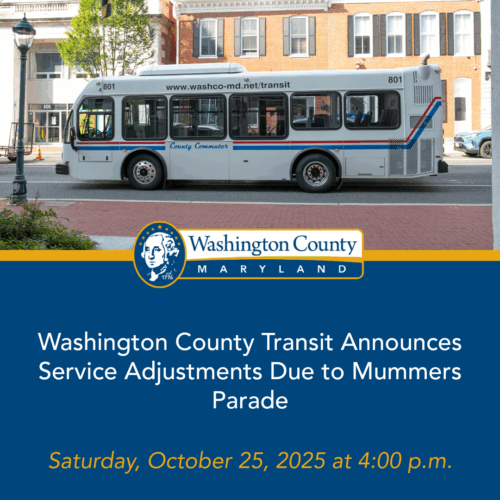 Washington County Transit Announces Service Adjustments Due to Mummers Parade