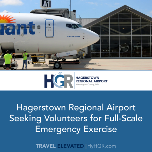 Hagerstown Regional Airport Seeking Volunteers for Full-Scale Emergency Exercise