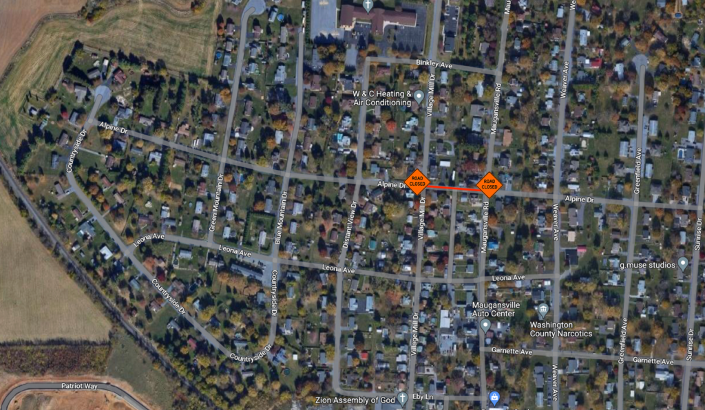 TRAFFIC ALERT: Road Closure on Alpine Drive