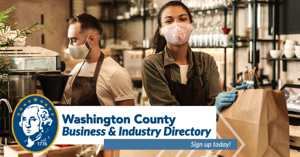 Sign up your business for the Washington County Business & Industry Directory