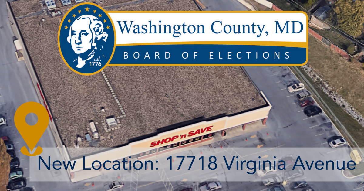Board of Elections new location: 11718 Virginia Ave