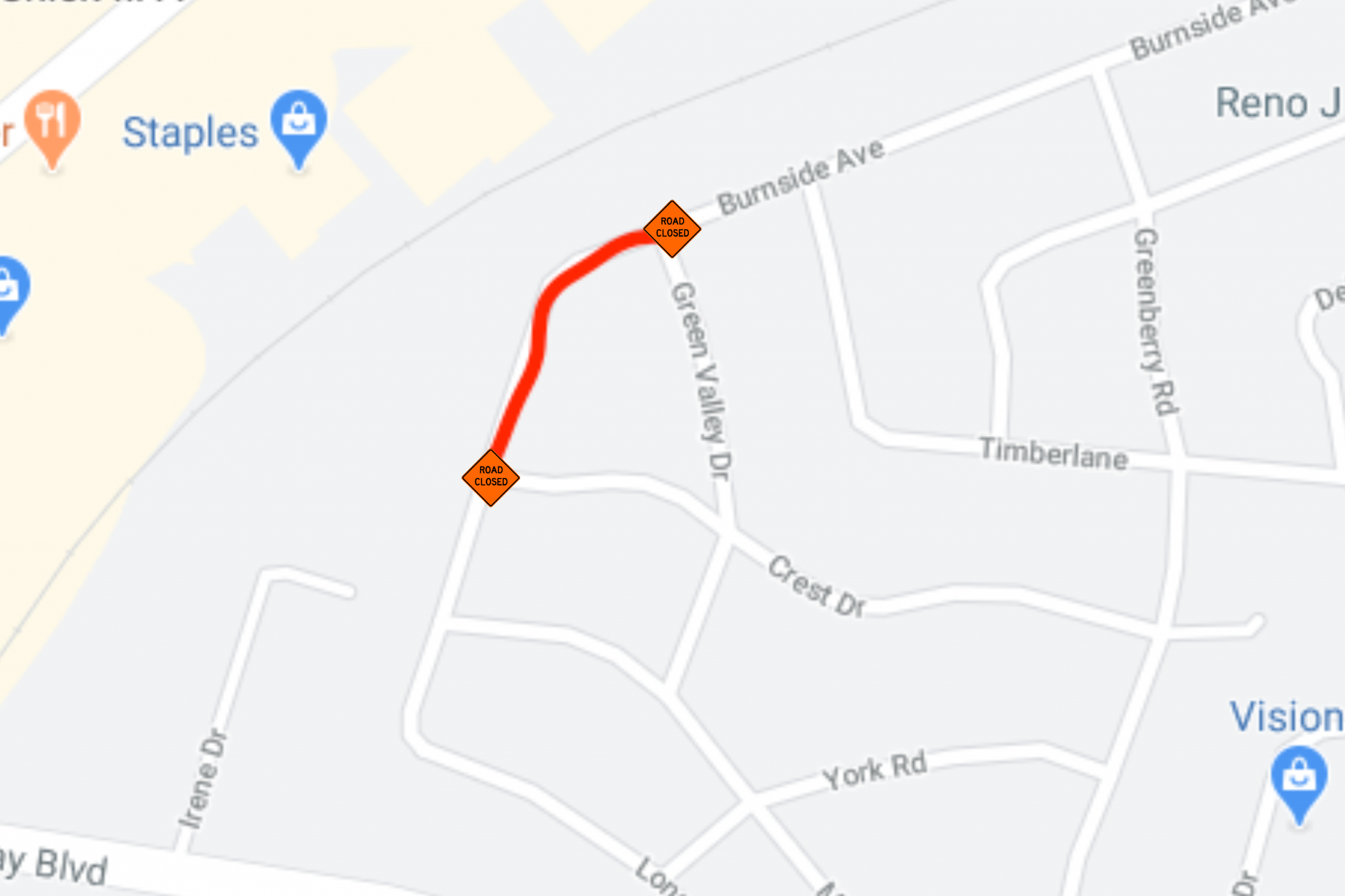 TRAFFIC ALERT Road Closure on Burnside Avenue Washington County