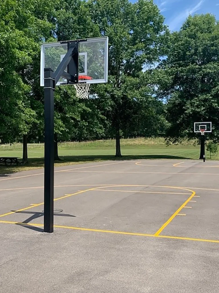 Photo of basketball court at Camp Harding Park