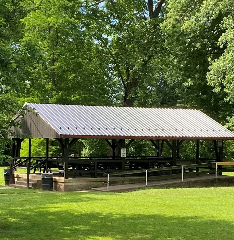 Photo of pavilion at Camp Harding Park