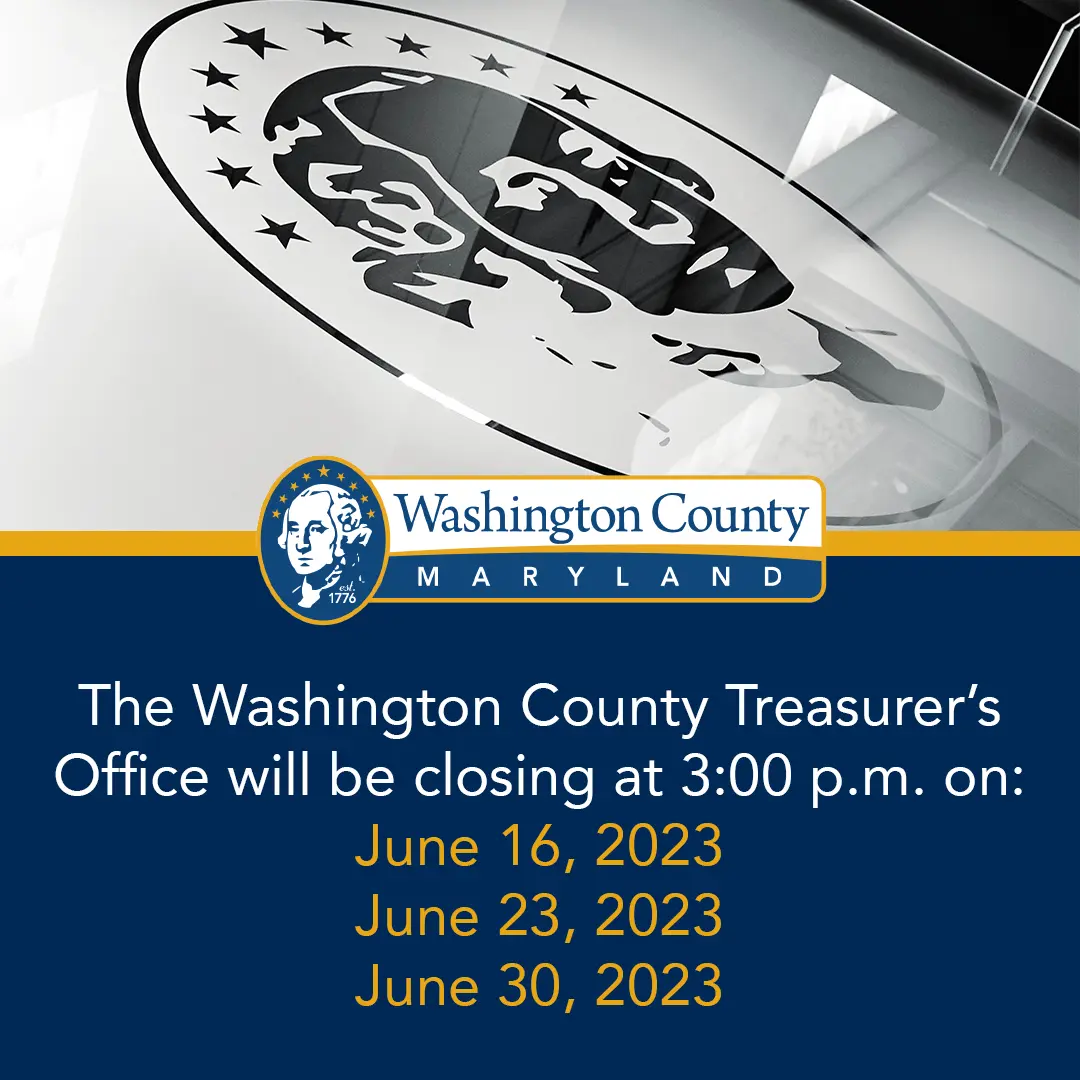 Washington County Treasurer's Office to Close Early Washington County