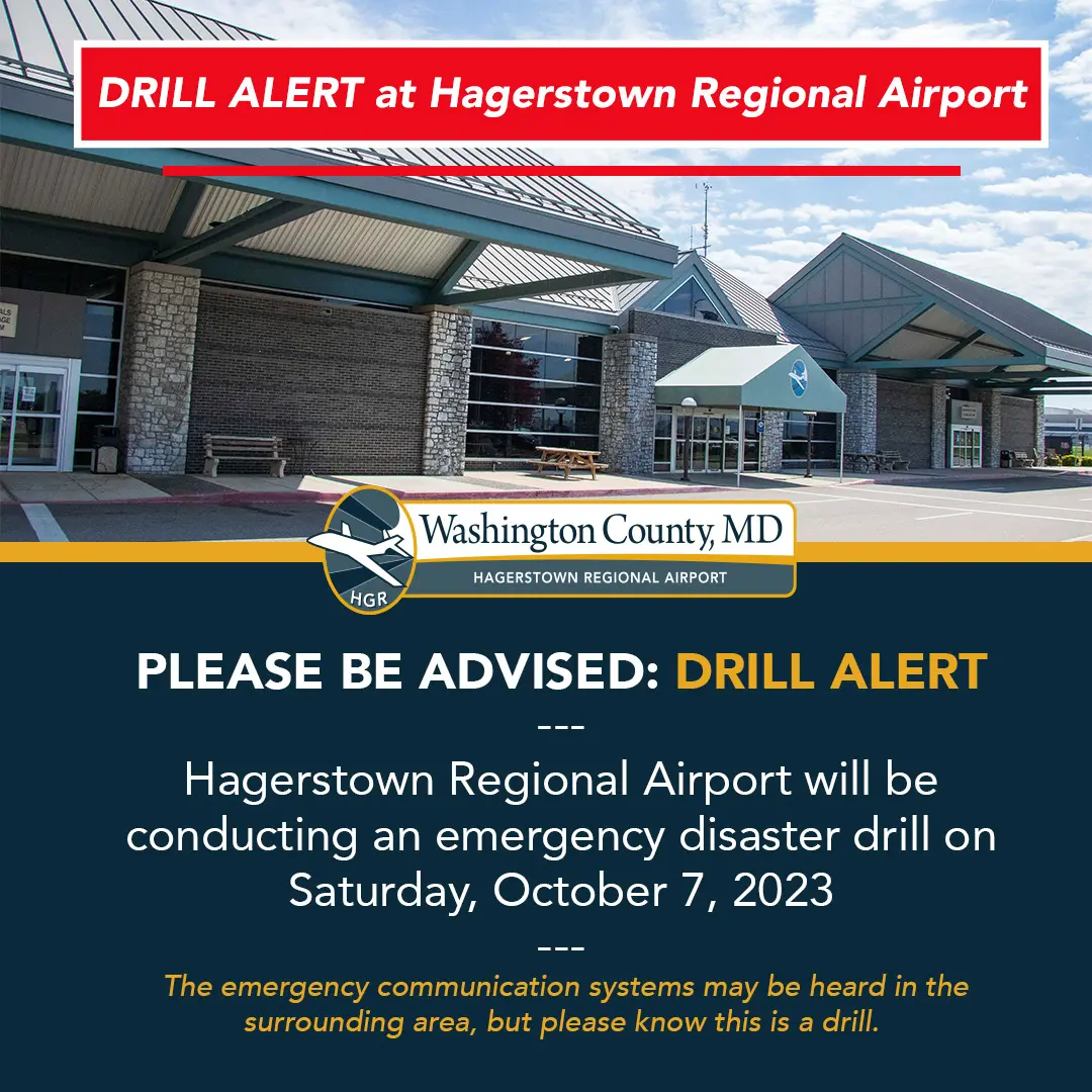 Hagerstown Regional Airport Emergency Disaster Drill - Washington County