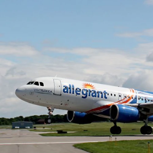 Photo of an airplane taking off at Hagerstown Regional Airport