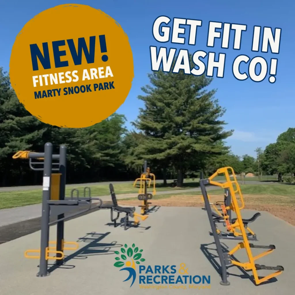 Photo of fitness area in Marty Snook Park