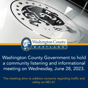 Washington County Invites Residents to MD 67 Community Listening & Informational Meeting