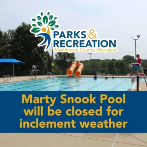 Marty Snook Pool will be closed for inclement weather