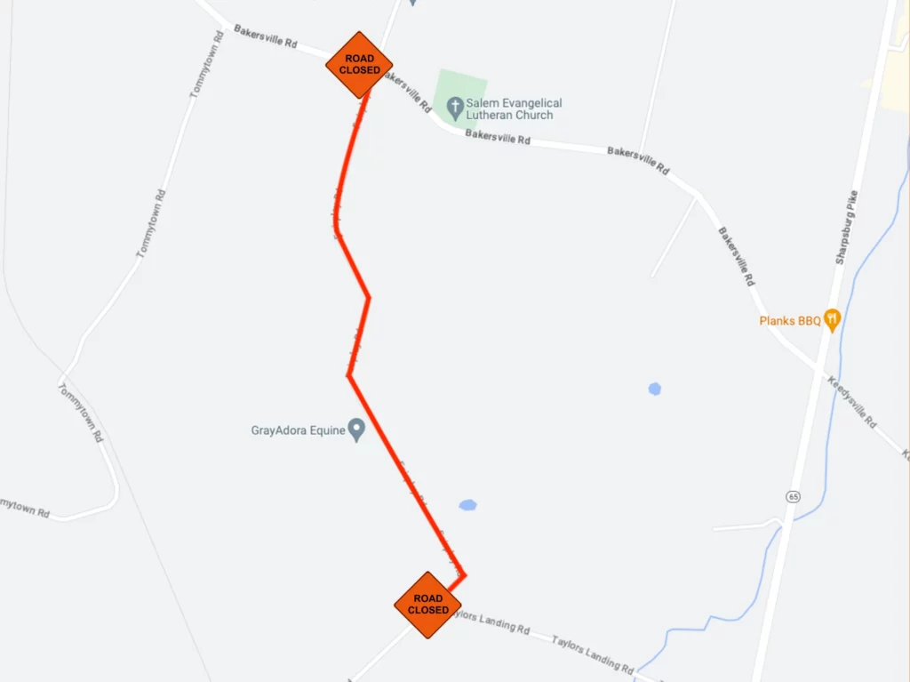 TRAFFIC ALERT: Road Closure on Fairplay Road