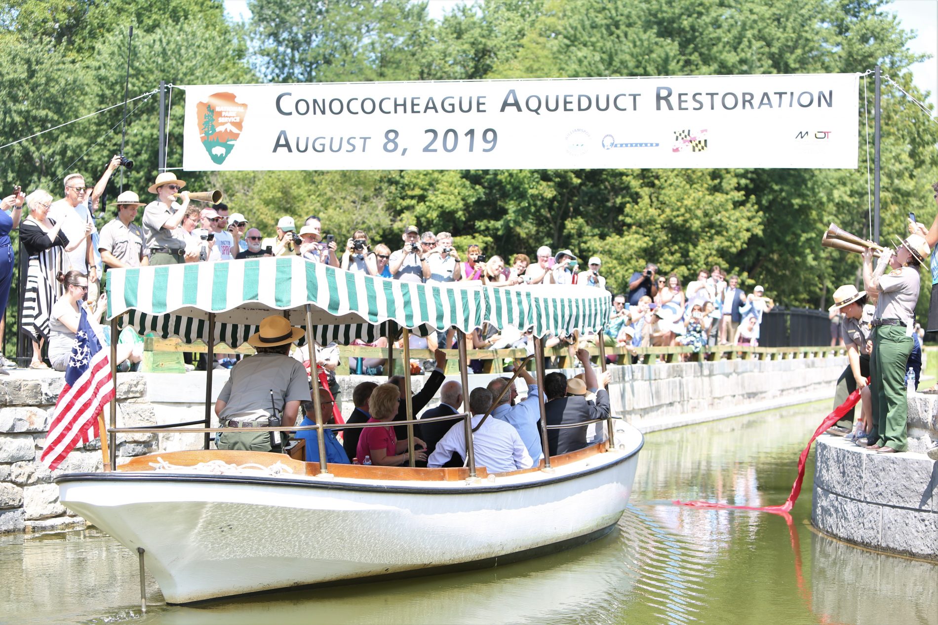 Conococheague Aqueduct Becomes First Watered, Operational Aqueduct Along C&O Canal Since 1924