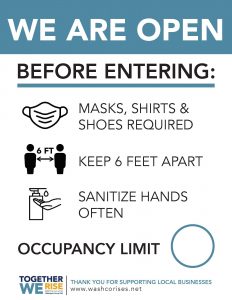 COVID-19 Business Occupancy sign