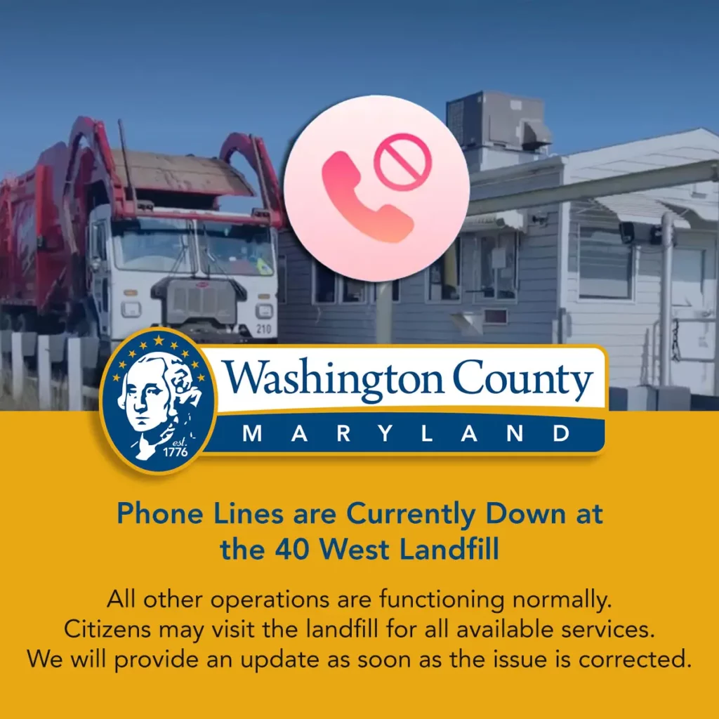 Forty West Landfill Experiencing Phone System Disruption