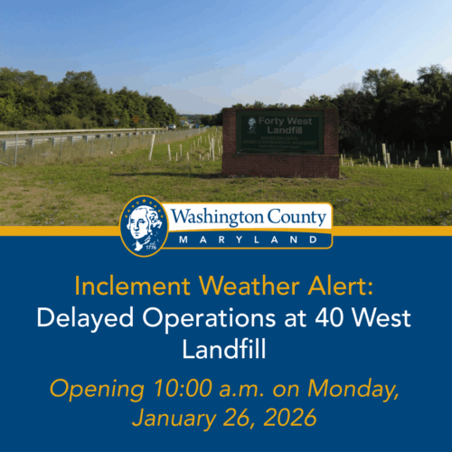 Inclement Weather Alert: Delayed Operations at 40 West Landfill