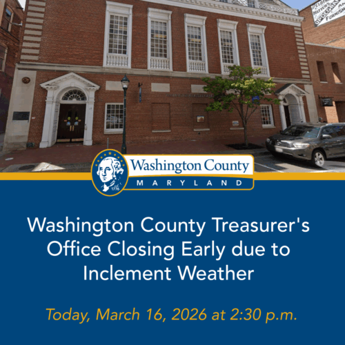 Washington County Treasurer’s Office Closing Early due to Inclement Weather