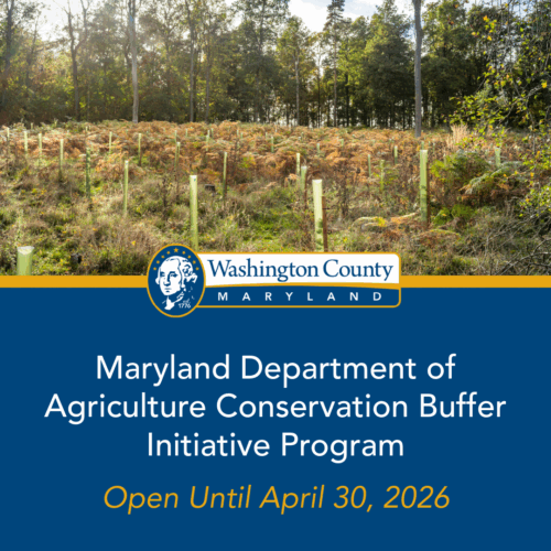 Washington County Planning & Zoning Shares Maryland Department of Agriculture Conservation Buffer Initiative Program