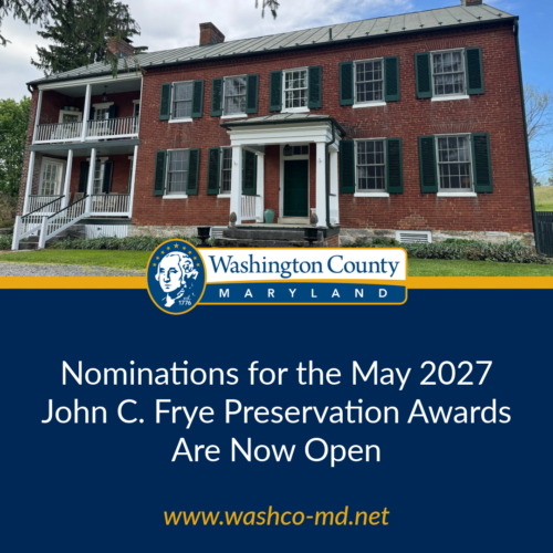 Nominations for the May 2027 John C. Frye Preservation Awards Are Now Open