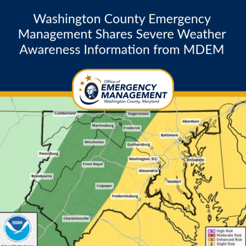 Washington County Emergency Management Shares Severe Weather Awareness Information from MDEM