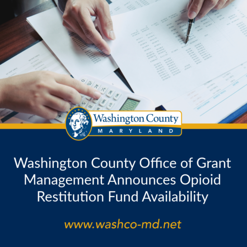 Washington County Office of Grant Management Announces Opioid Restitution Fund Availability