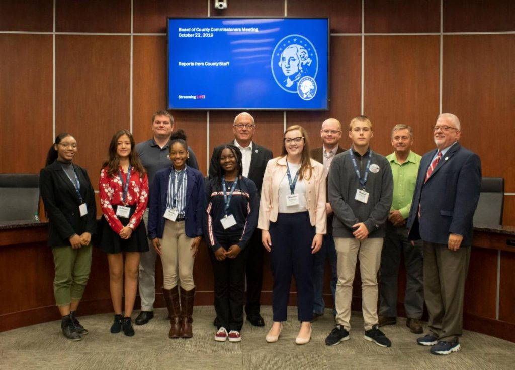 Photo of Students attending Student Government Day