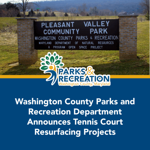 Washington County Parks and Recreation Department Announces Tennis Court Resurfacing Projects