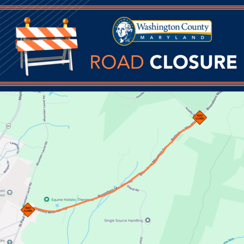TRAFFIC ALERT: Road Closure on Boonsboro Mountain Road