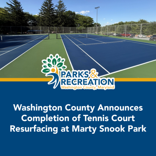 Washington County Announces Completion of Tennis Court Resurfacing at Marty Snook Park