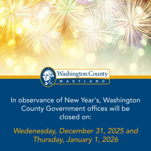 Washington County Government Closed for New Year's