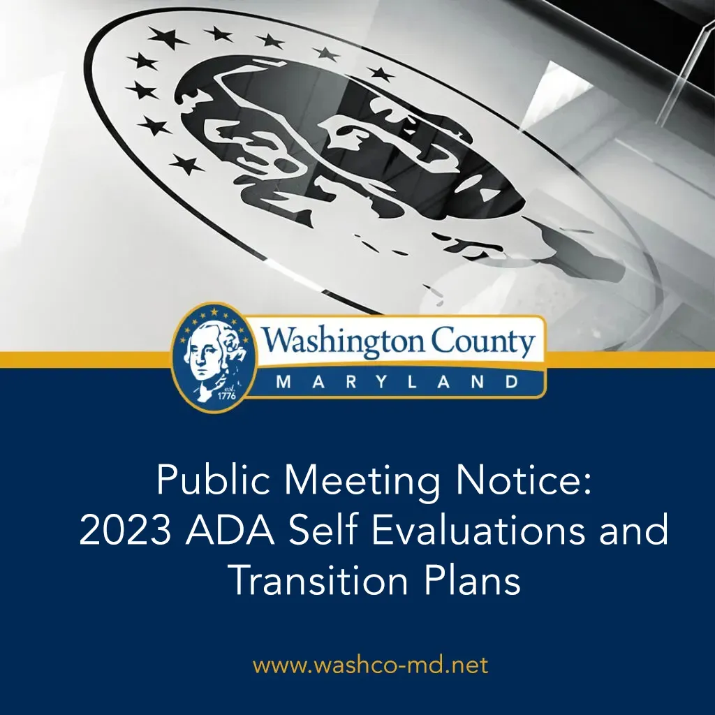 Public Meeting Notice 2023 ADA Self Evaluations and Transition Plans