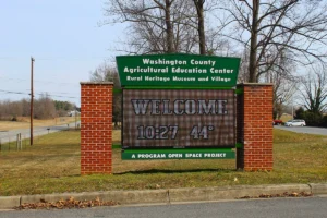 Agriculture Education Center Welcome Sign