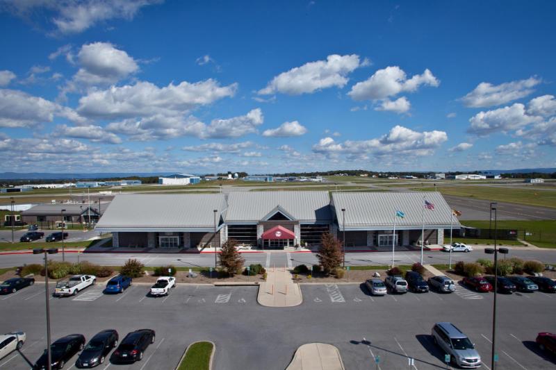Aerial photo of HGR airport