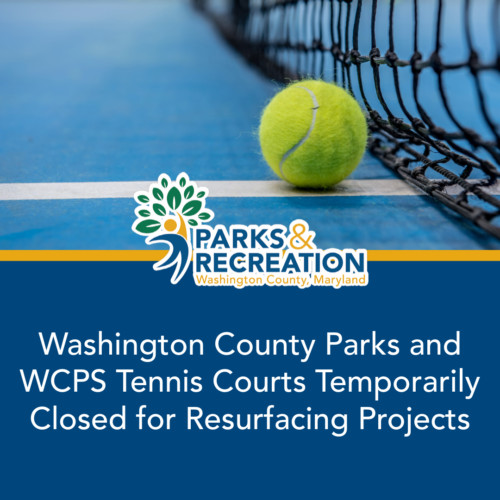 Washington County Parks and WCPS Tennis Courts Temporarily Closed for Resurfacing Projects