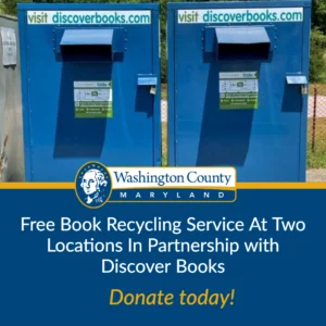 Free Book Recycling Service at Two Locations in Washington County, MD