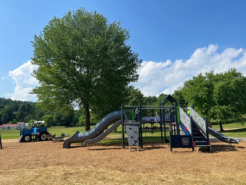 Photo of Camp Harding Park new playground equipment