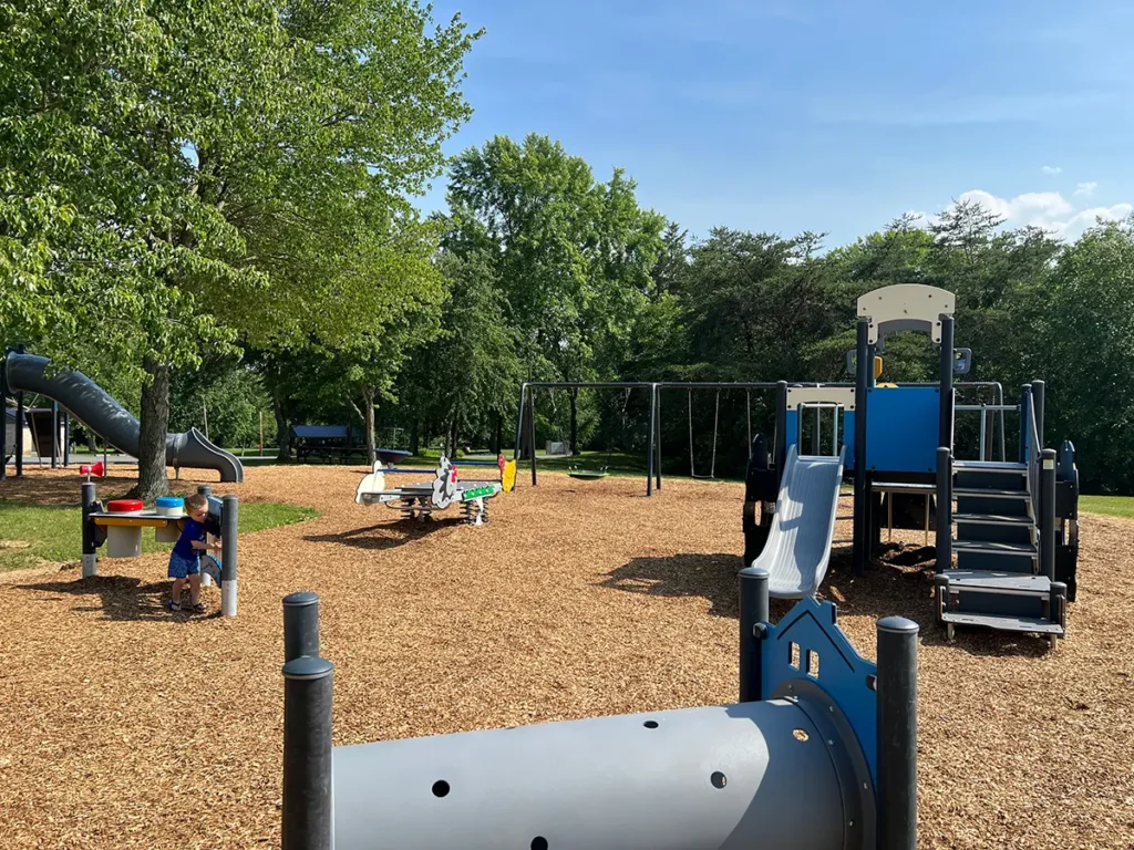 Photo of Camp Harding Park new playground equipment
