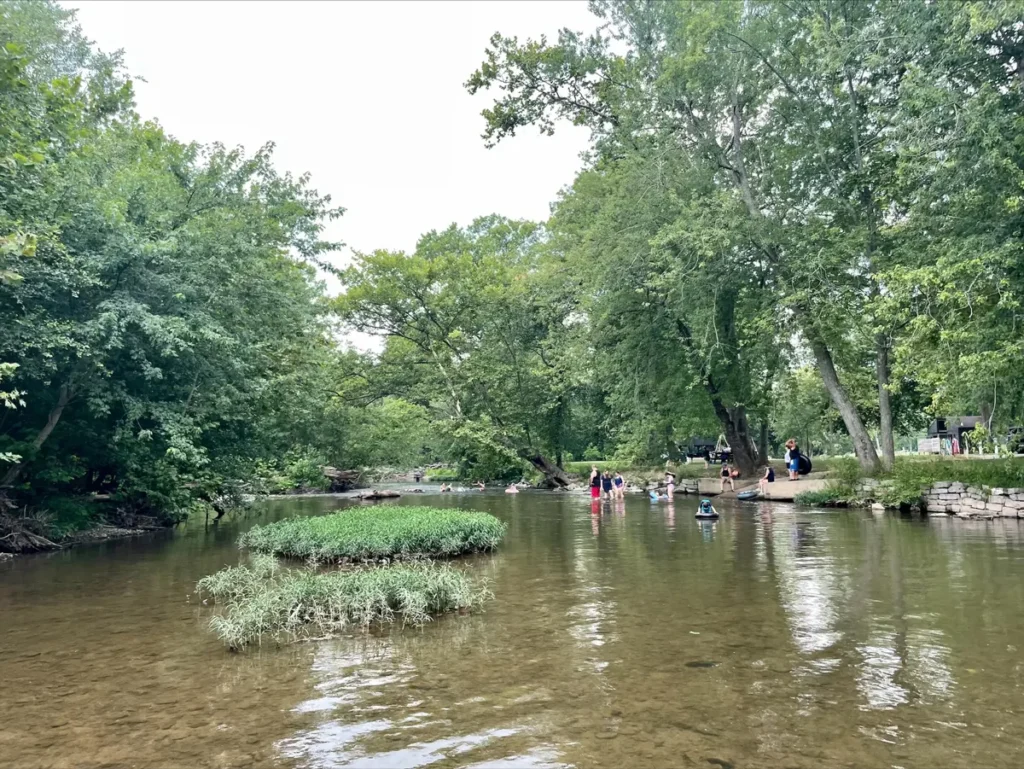 Photo of creek at Camp Harding Park