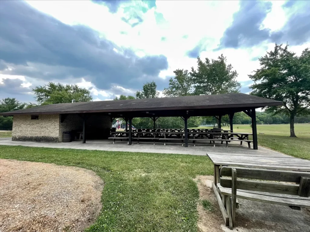 Photo of pavilion at Camp Harding Park
