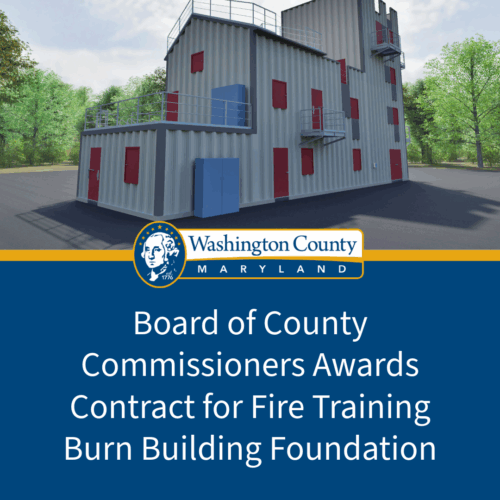 Board of County Commissioners Awards Contract for Fire Training Burn Building Foundation