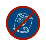 No Food Wrappers, Box Liners, or Chip Bags