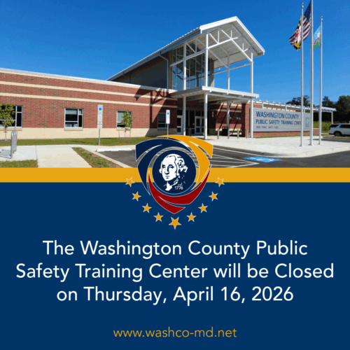 The Washington County Public Safety Training Center will be Closed on Thursday, April 16, 2026