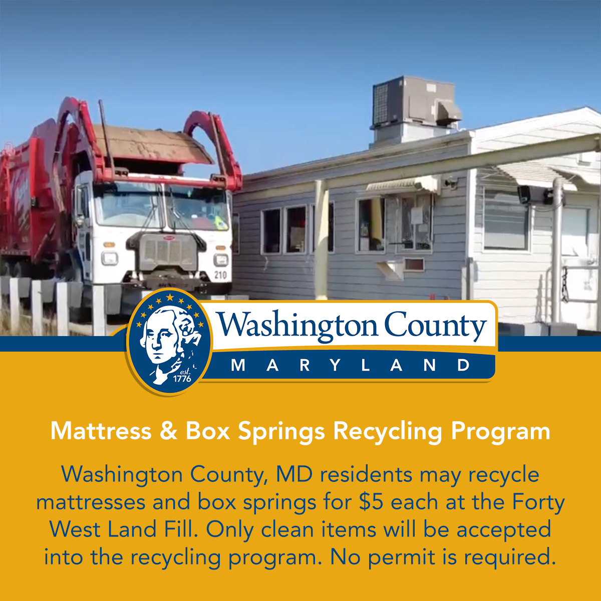 Mattress and Box Springs Recycling Program Now Available at 40 West Landfill