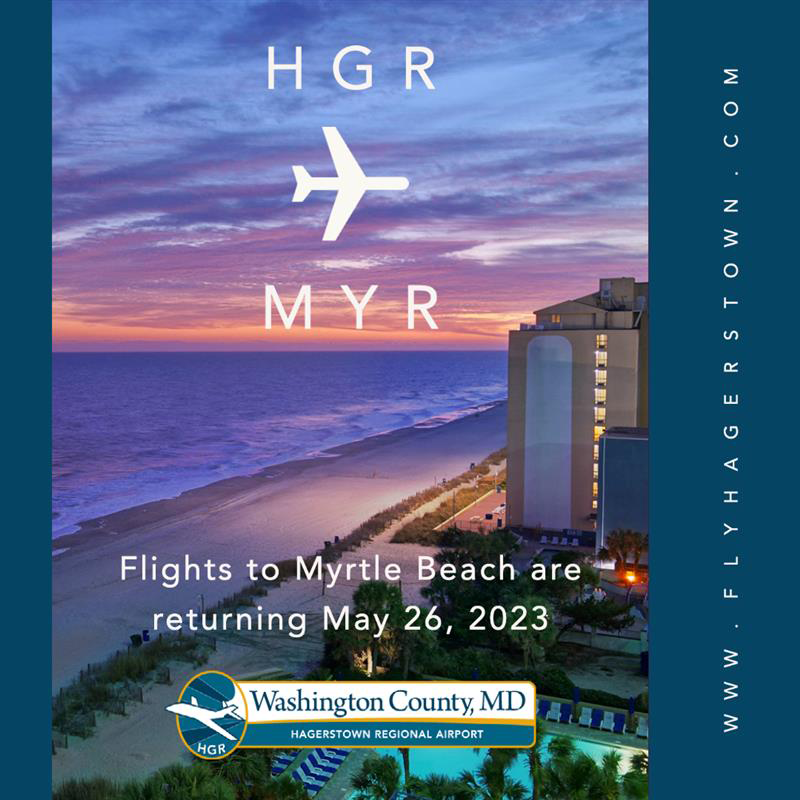 Flights to Myrtle Beach are returning May 26, 2023