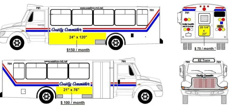Advertising Specs for WashCo Transit