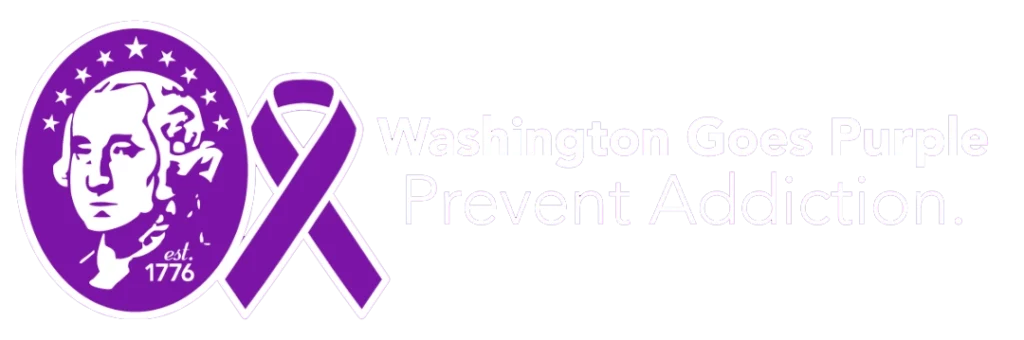 Washington Goes Purple. Prevent Addiction.